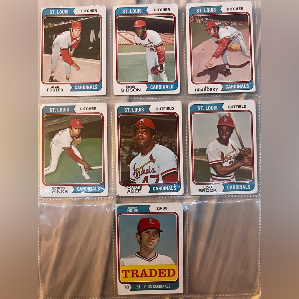 Vintage 1974 Baseball Cards